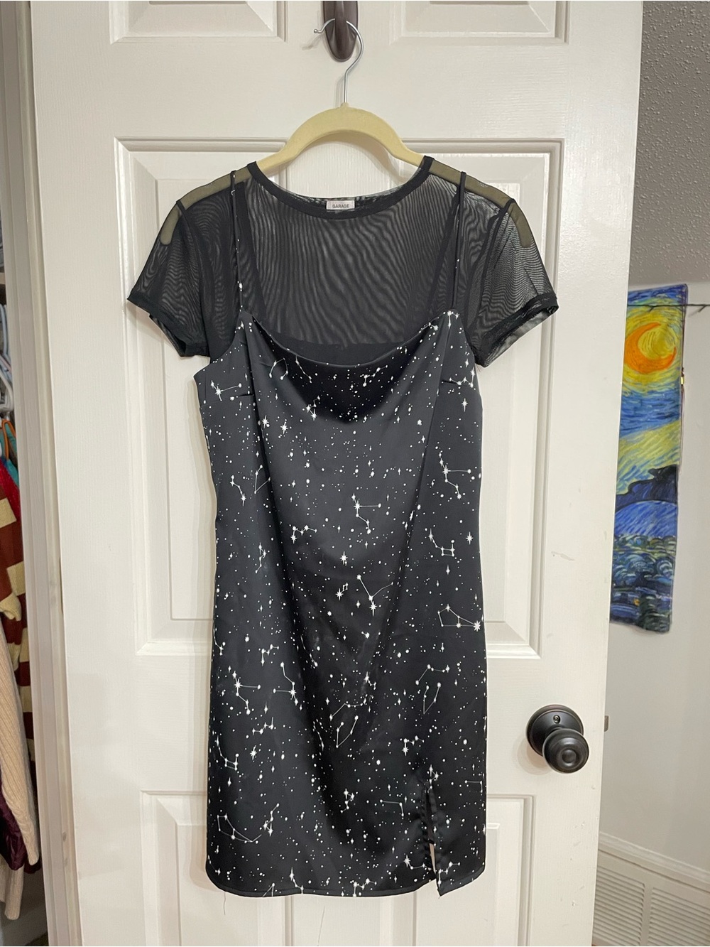 Garage Constellation Slip Dress